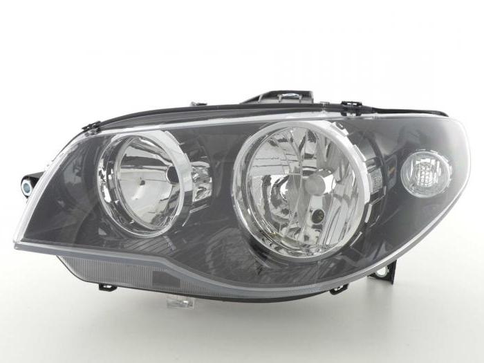 Фара левая FIAT ALBEA 2005 BLACK ELECTRIC WMOTOR